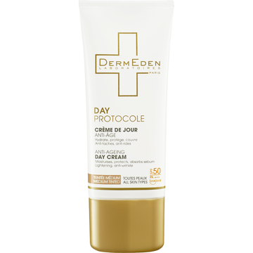 کرم روز رنگی SPF50 درمدن
